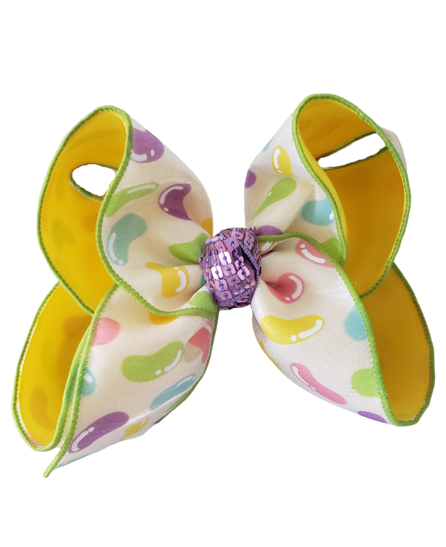 Jelly Bean Easter Hair Bow