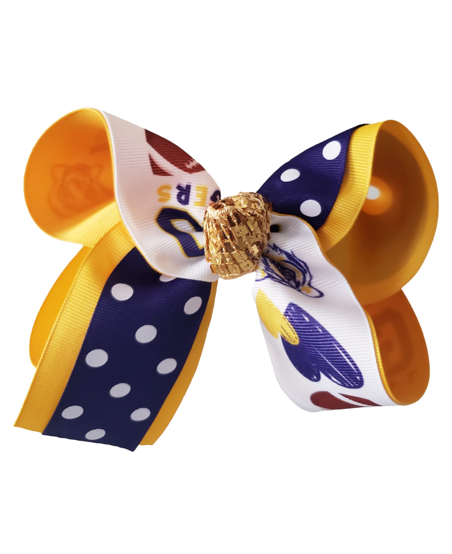 Geaux Tigers Hair Bow