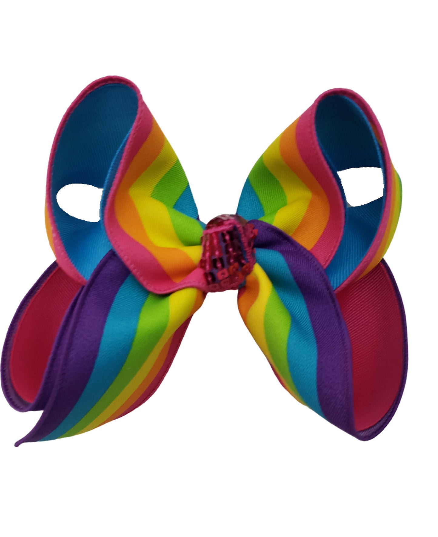 Rainbow Hair Bow