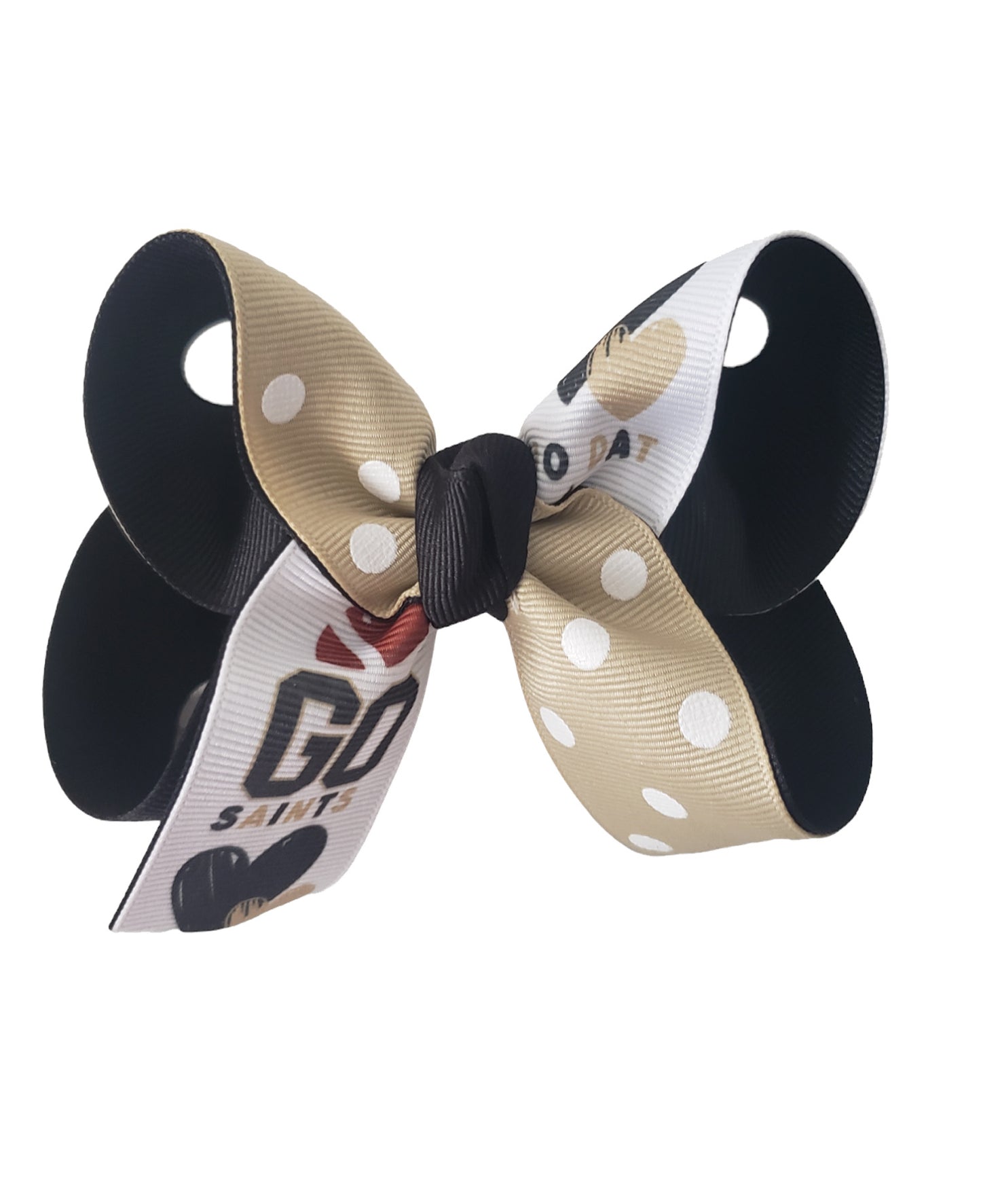 New Orleans Saints Hair Bow