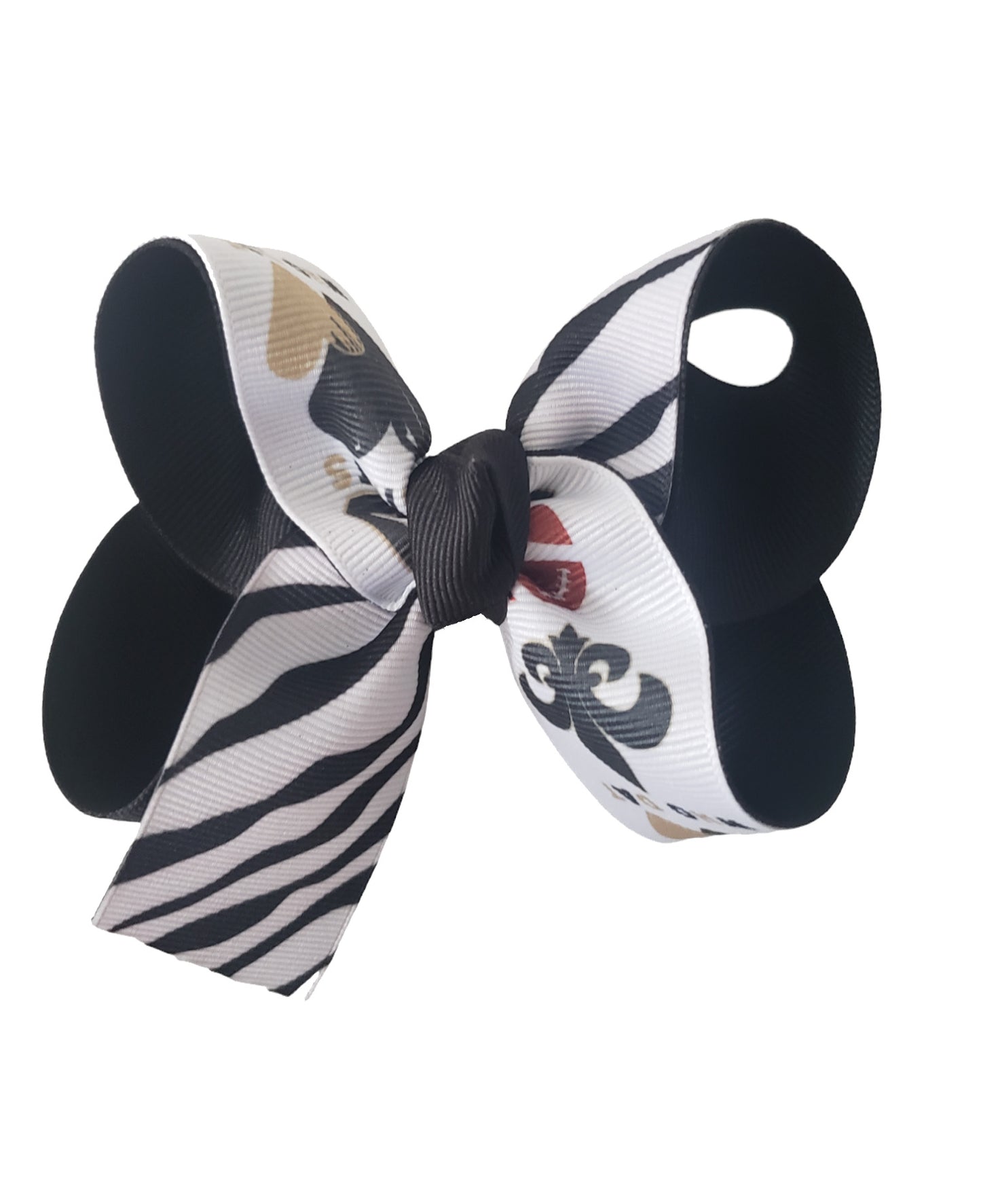 New Orleans Saints Hair Bow