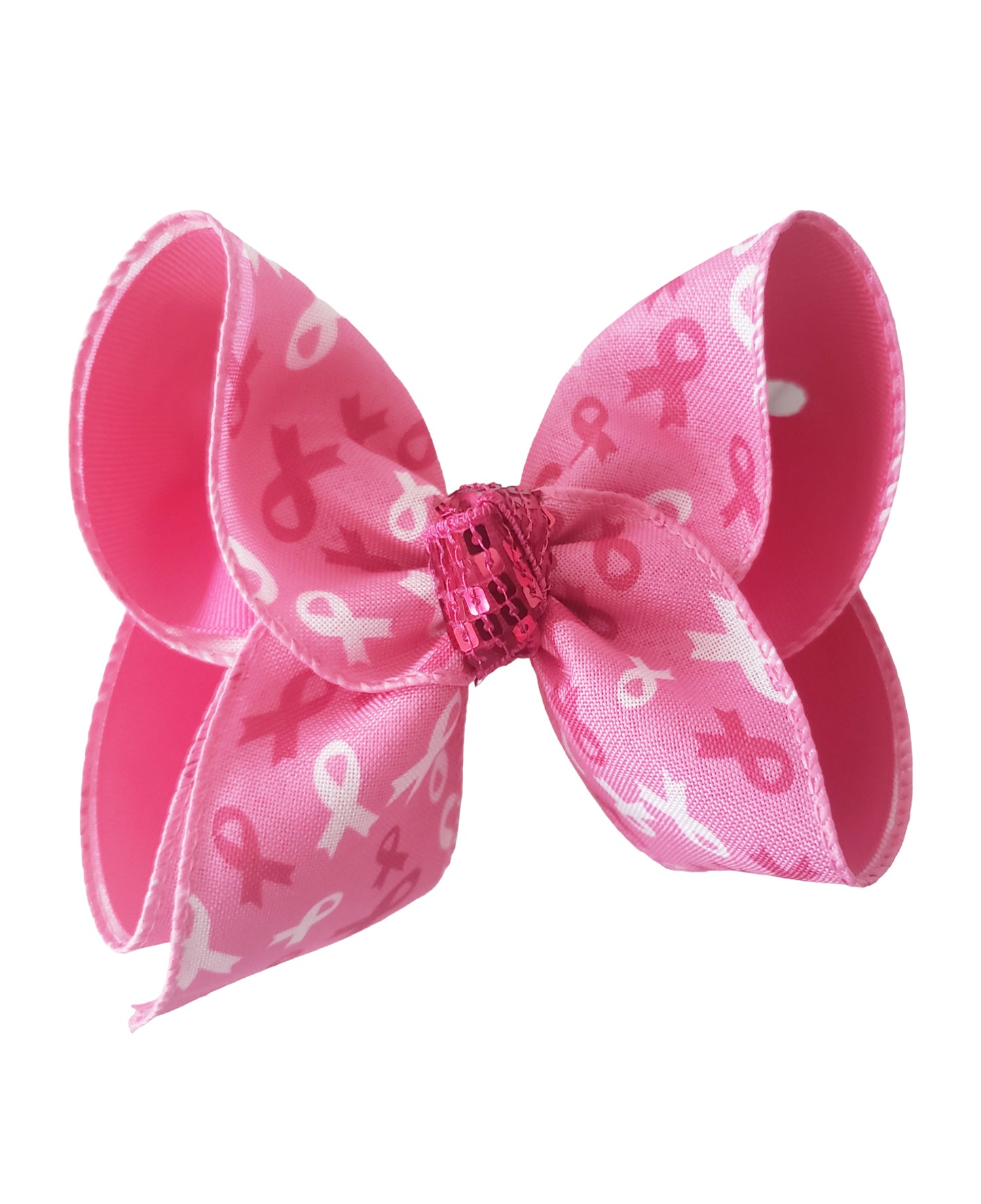 Pink Awareness Hair Bow