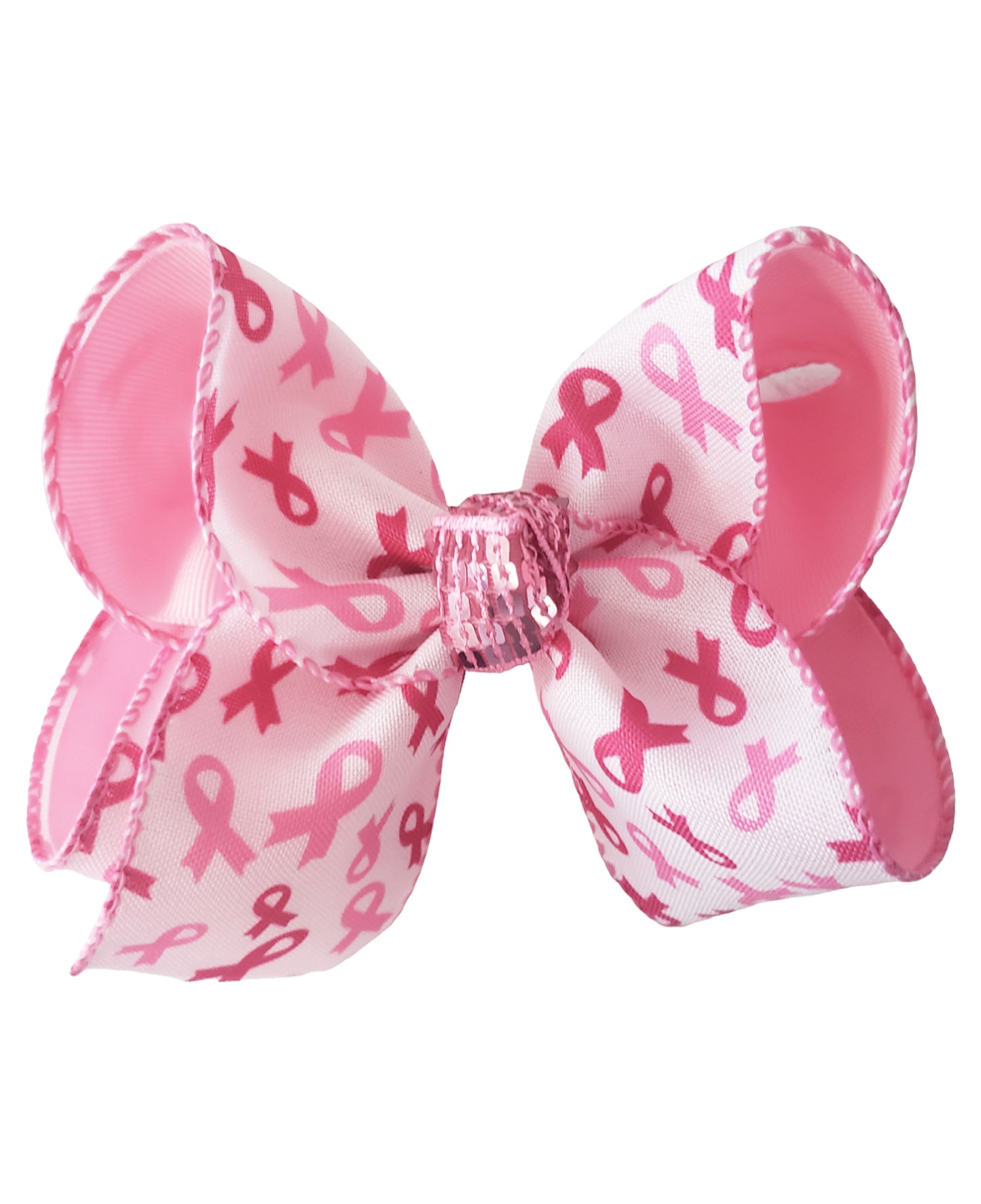 Pink Awareness Hair Bow