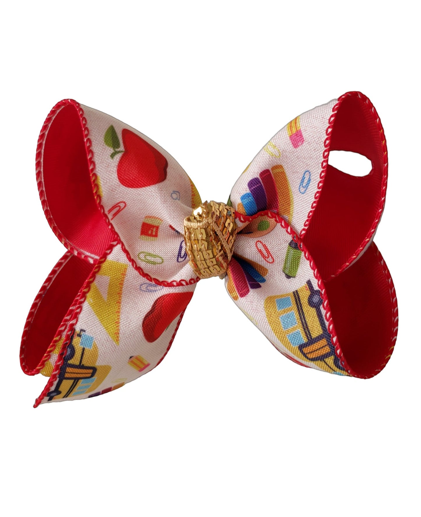 Back to School Hair Bow