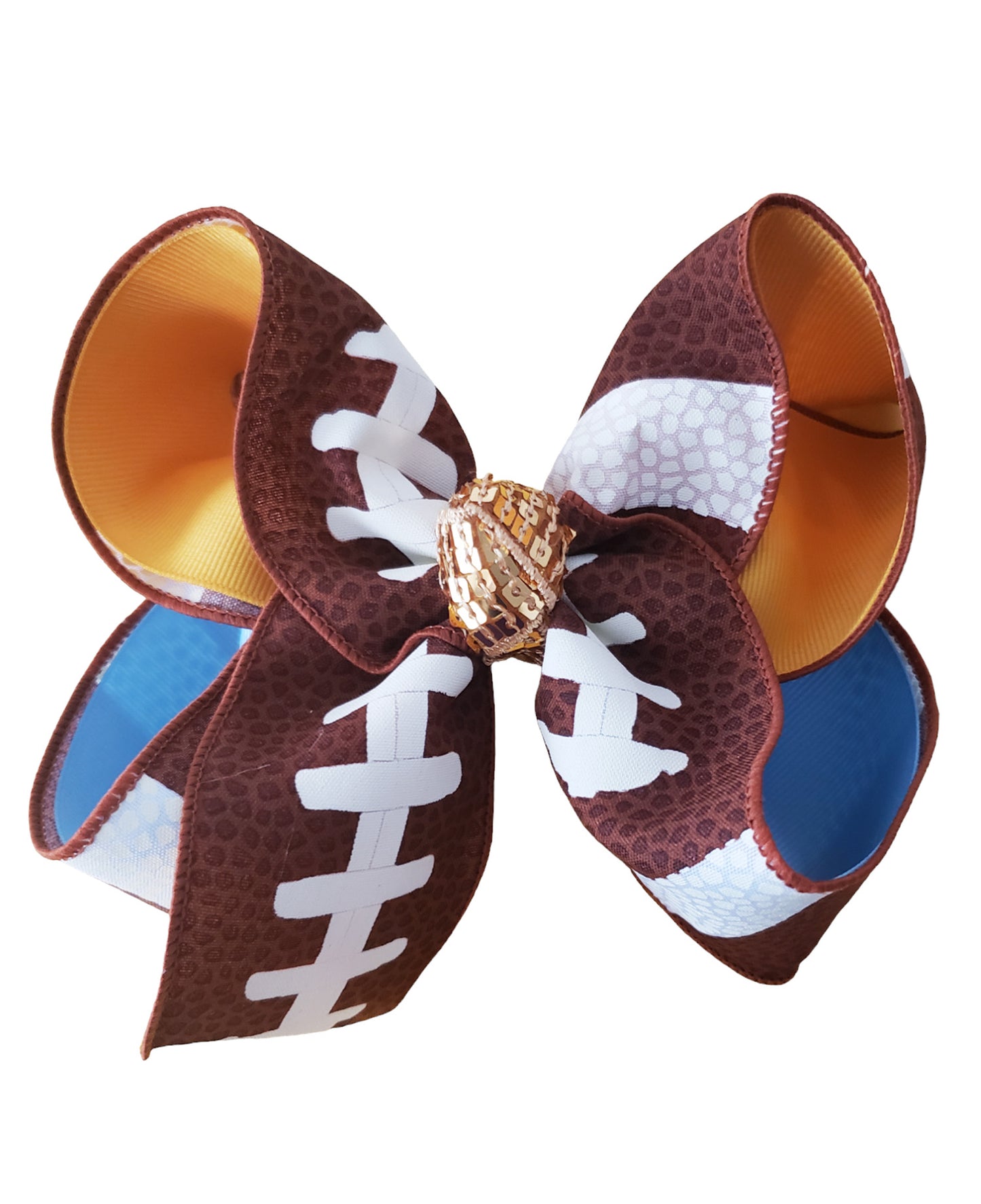 Southern Jaguars Football Hair Bow