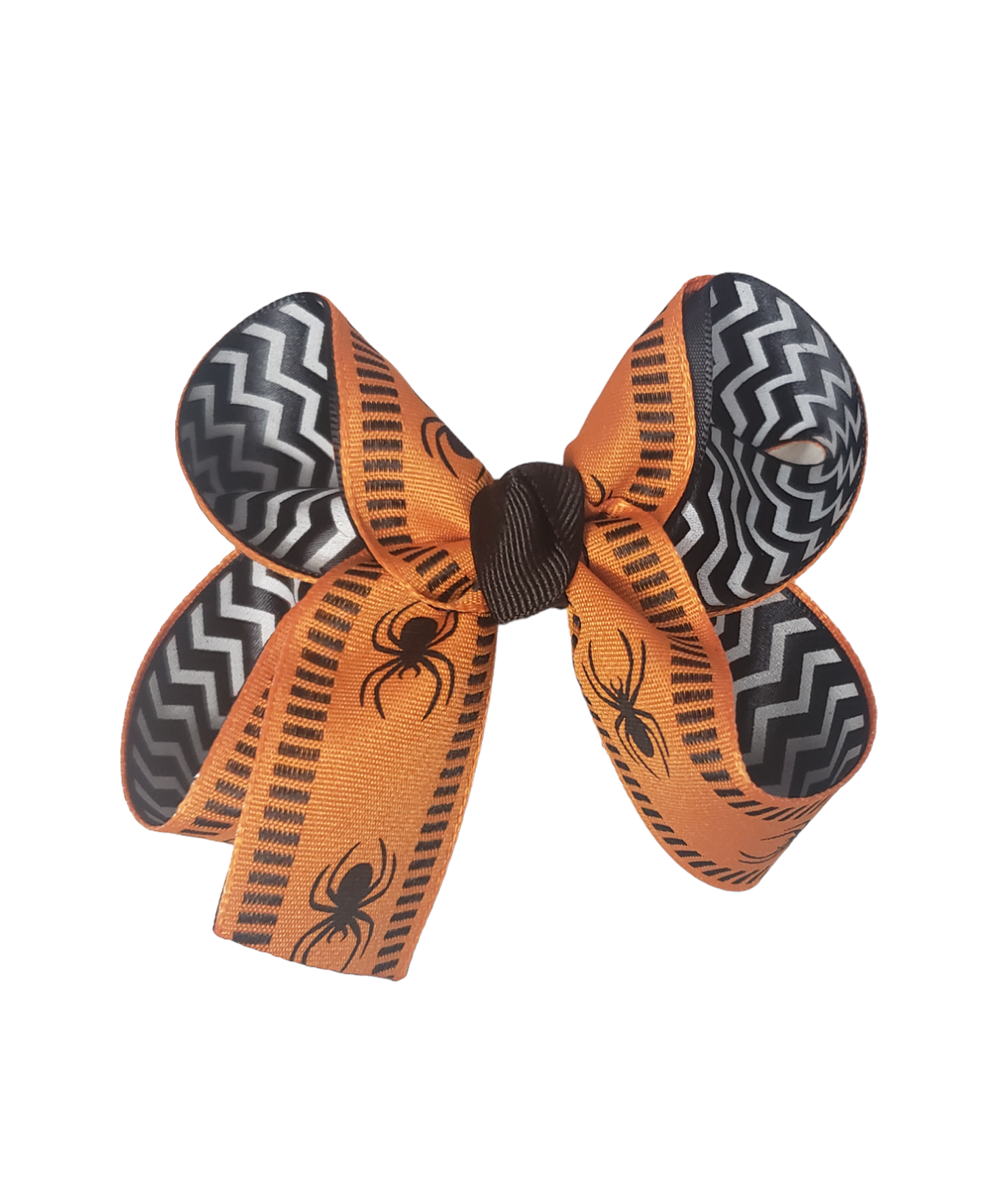 Spider Web Chevron Hair Bow