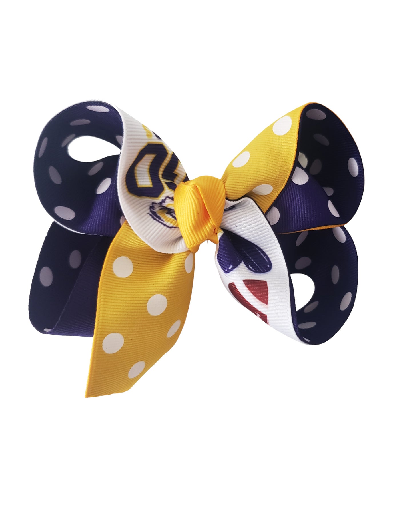 Louisiana Tigers  Hair Bow