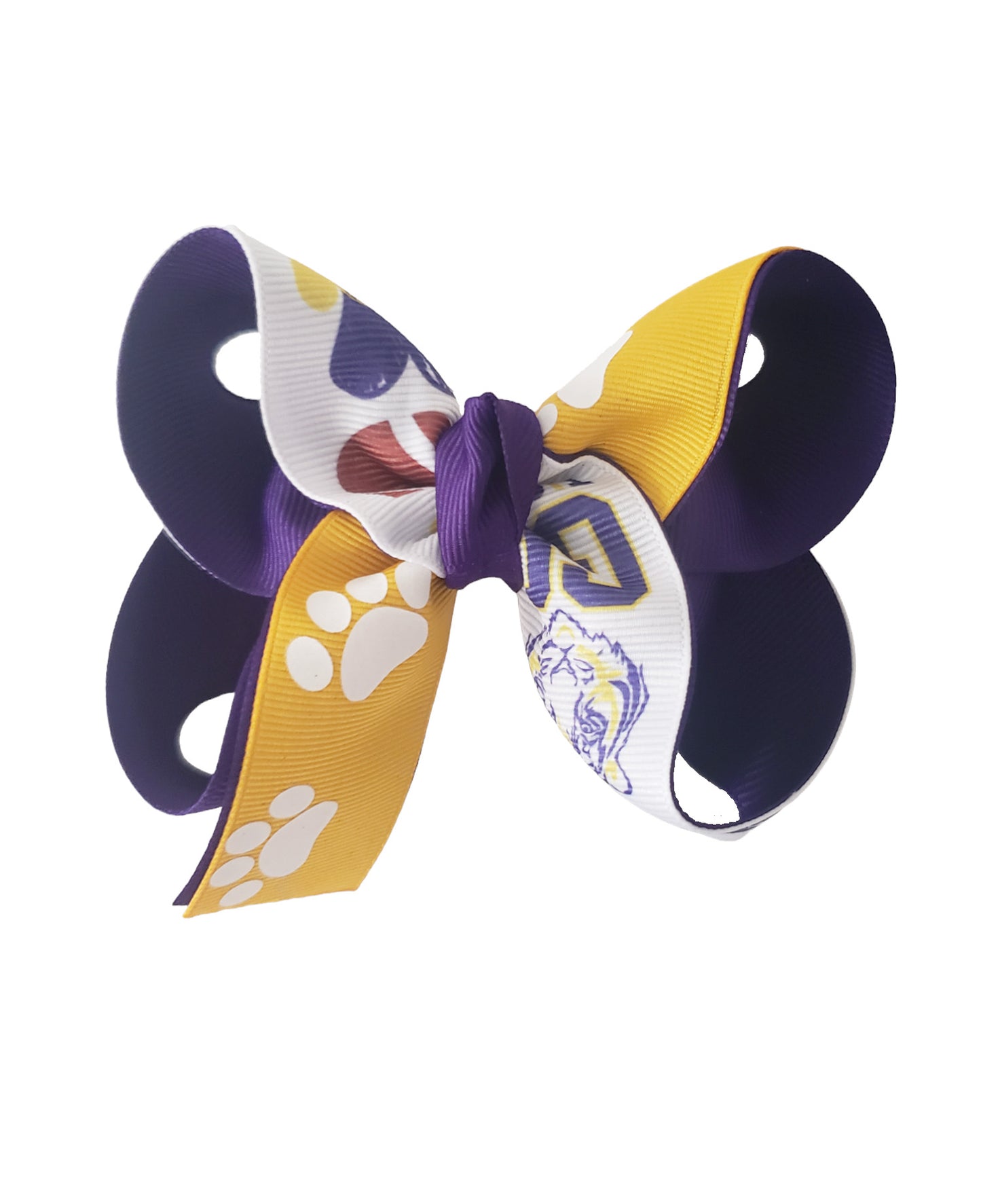 Louisiana Tigers  Hair Bow