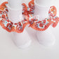 Fall Pumpkin Ruffled Socks
