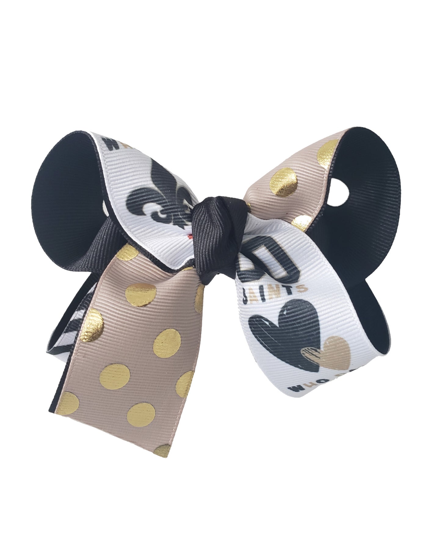 New Orleans Saints Hair Bow