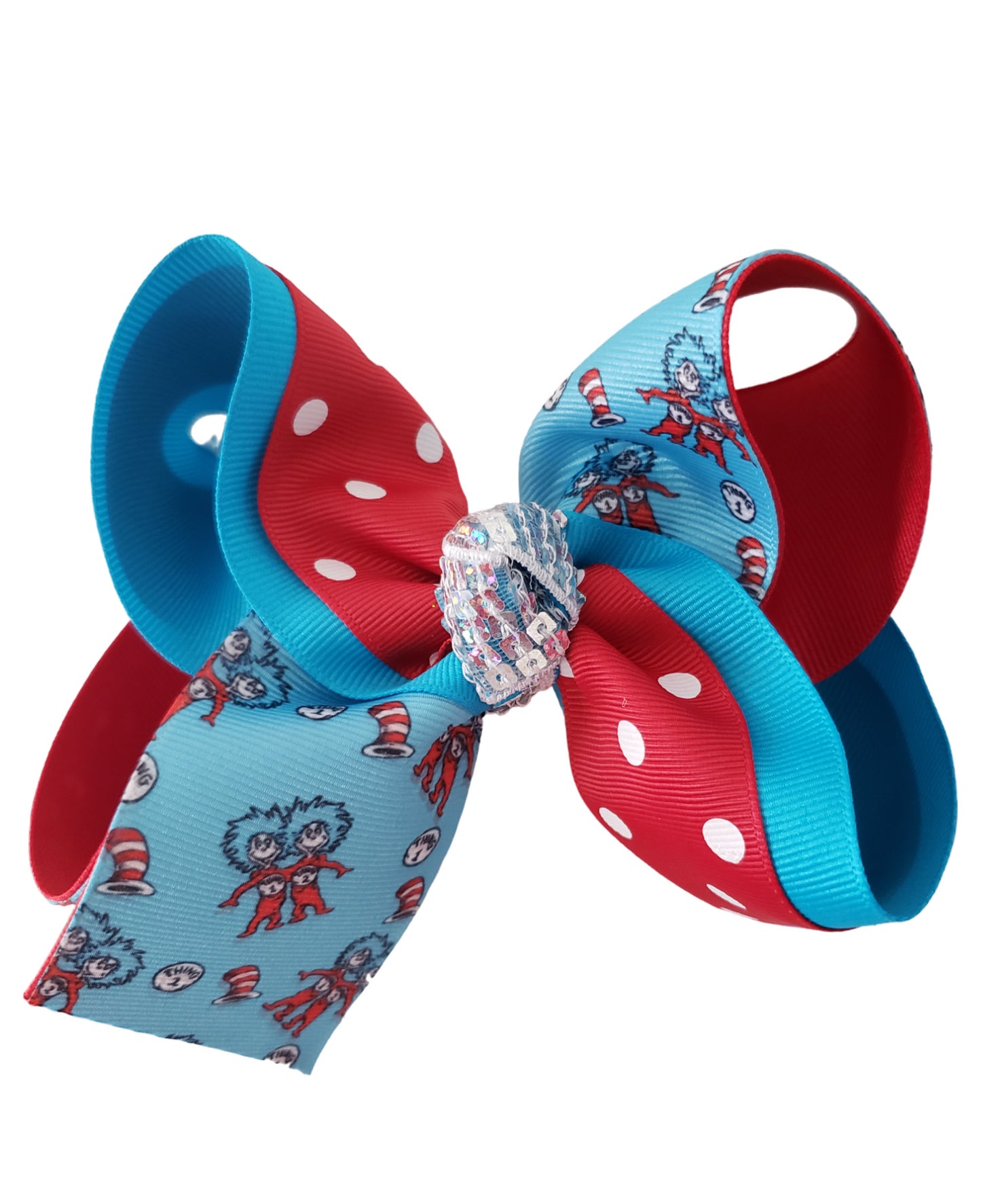 Read Across America Day Hair Bow