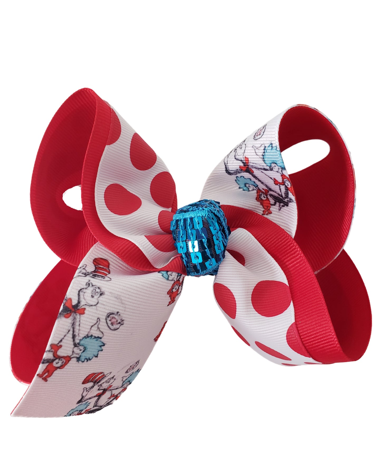 Read Across America Day Hair Bow