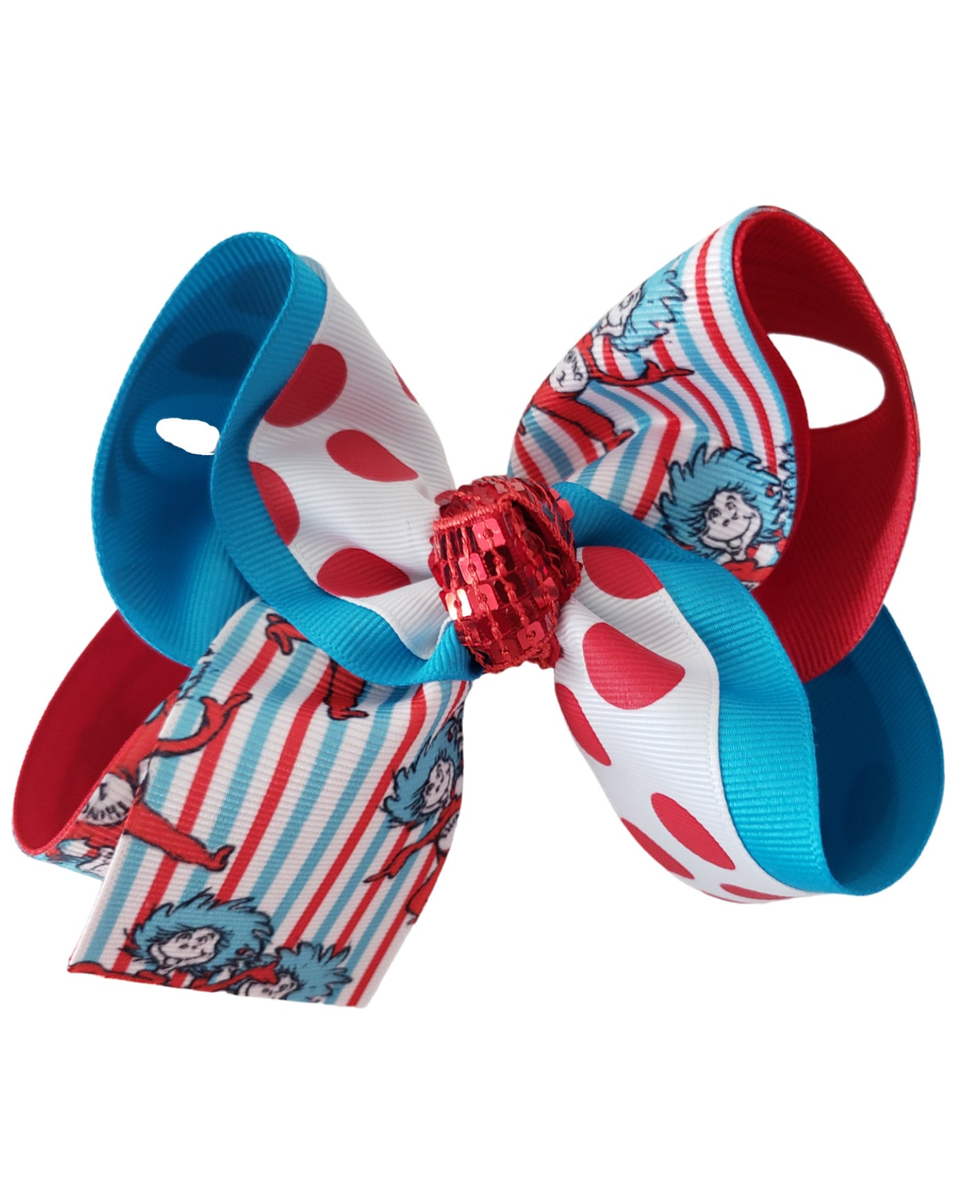 Read Across America Day Hair Bow