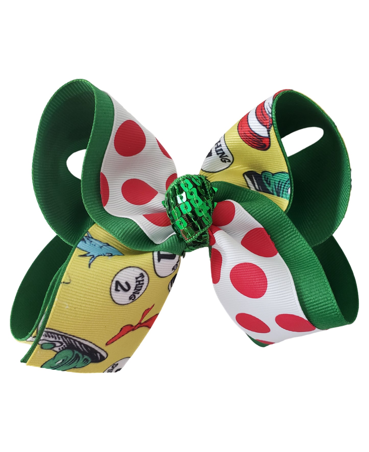 Read Across America Day Hair Bow