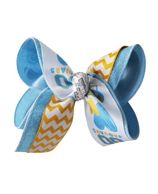 SU Jaguars Hair Bow