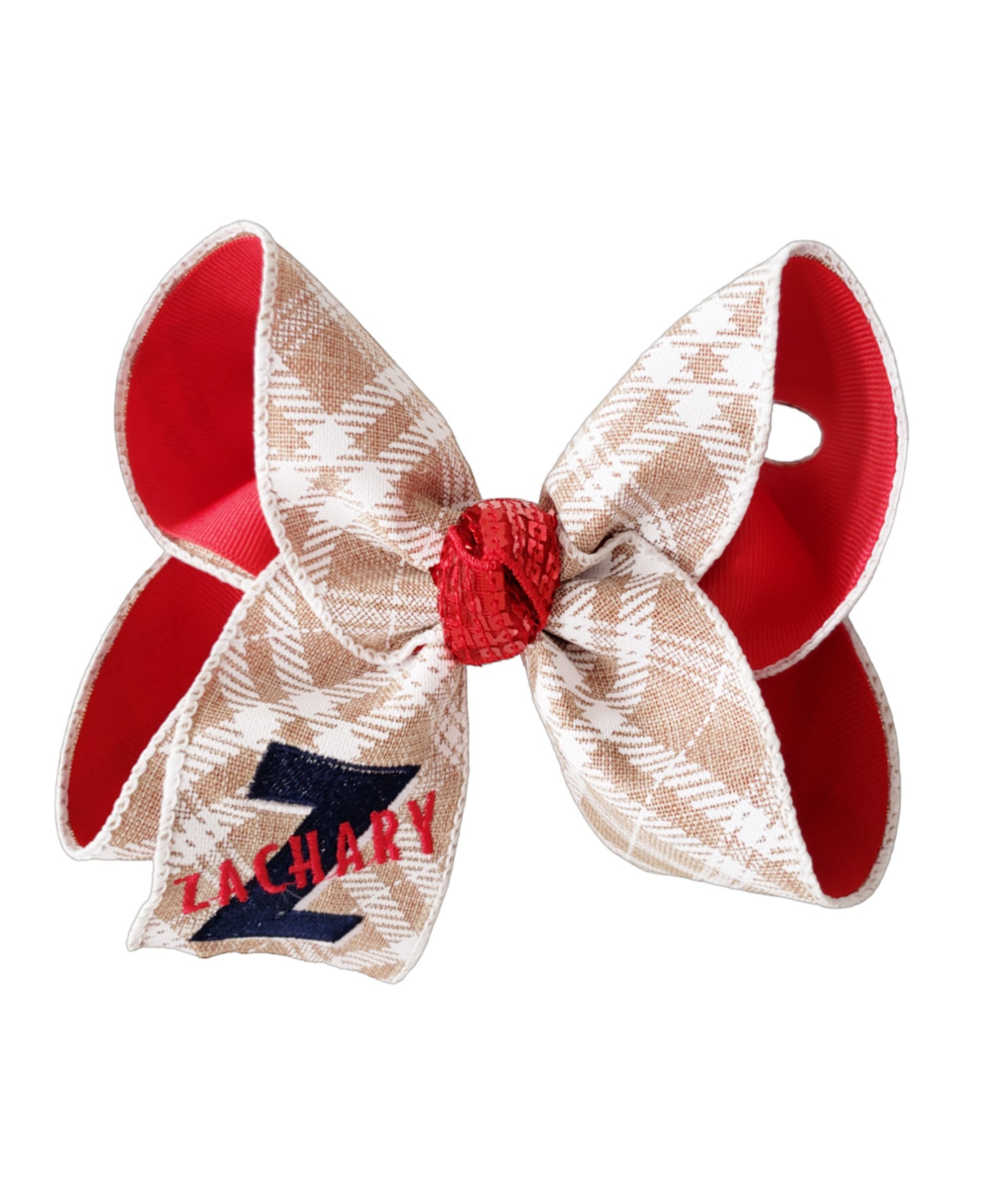 Zachary Logo Hair Bow