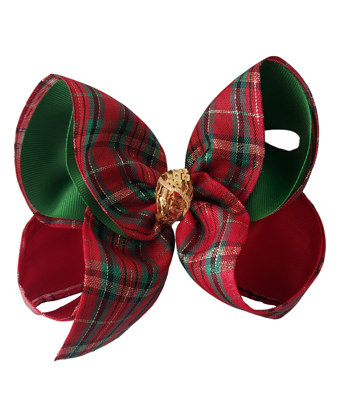 Tartan Plaid Christmas Hair Bow