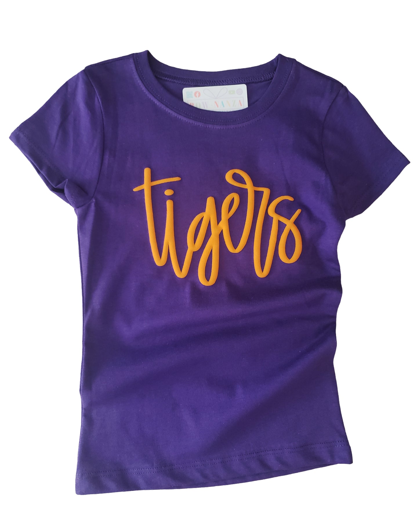 LSU Tigers Girls Puff T-Shirt