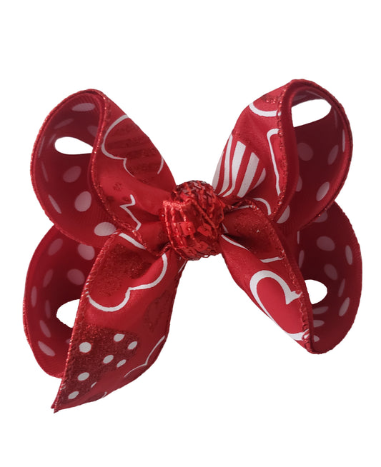 Valentine's Day Hair Bow