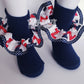 Zachary Logo Ruffled Socks