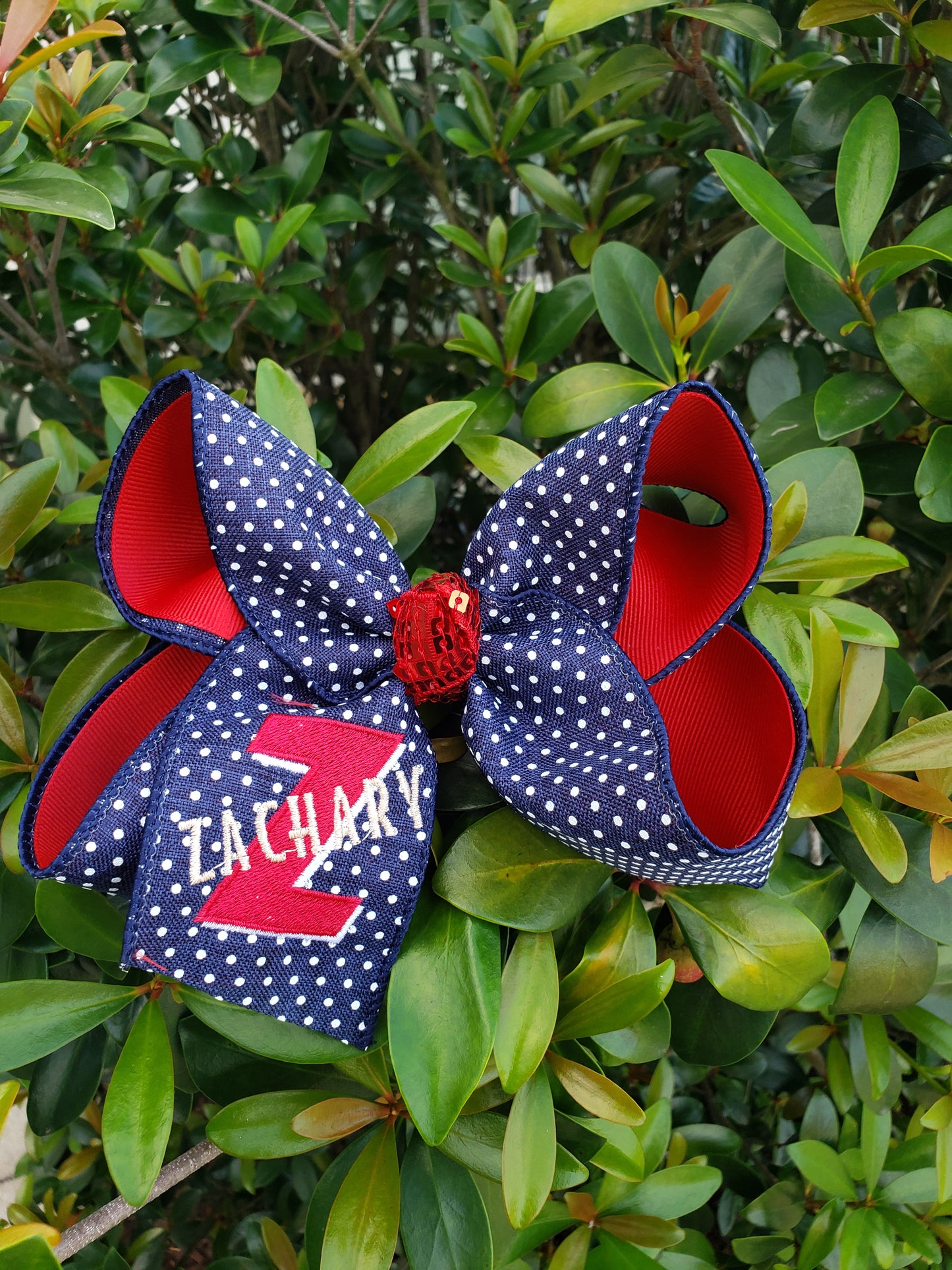 Zachary Logo Hair Bow